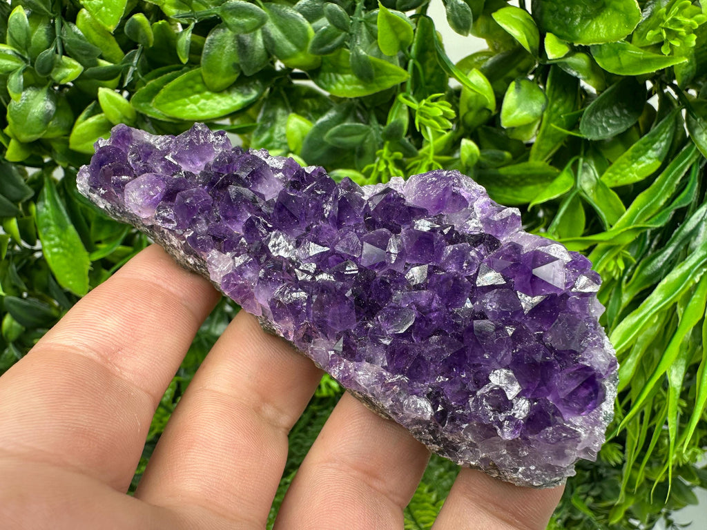 Uruguay Amethyst Cluster: Purple Quartz Crystal, Home Decor