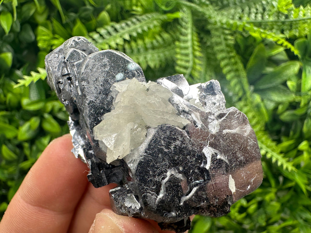 Galena on Sphalerite & Quartz, Bulgaria Mineral Specimen
