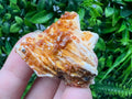 Red Vanadinite on Barite from Marocco,crystal minerals Speciment cluster Vanadinite crystal Vanadinite Geology Vanadinite cluster minerals