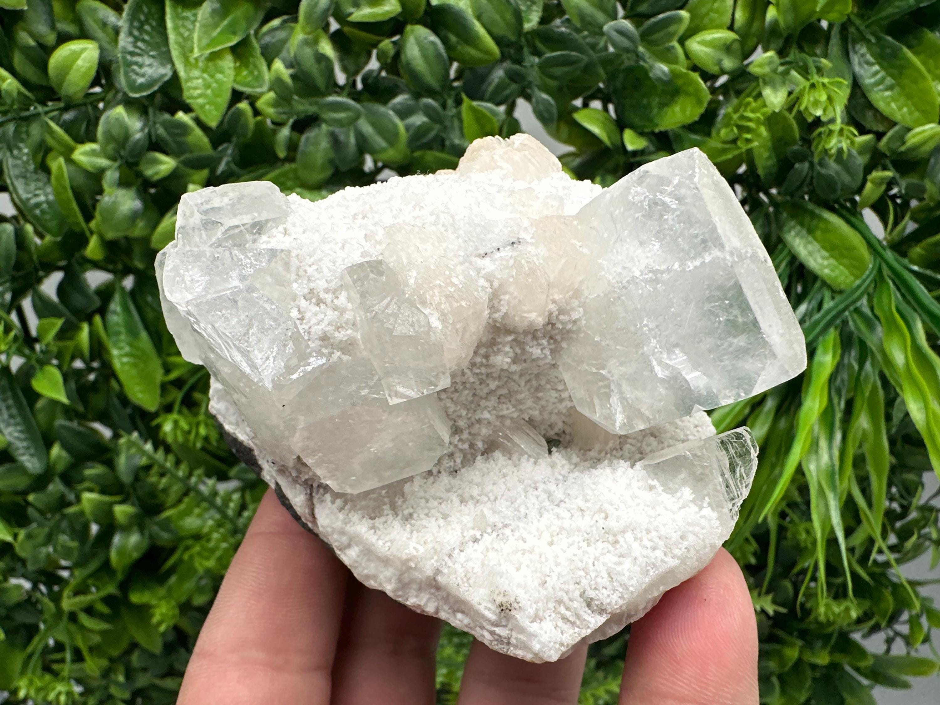 STUNNING Transparent Apophyllite on Chalcedony,natural, collection minerals specimen,India Minerals,Crystal, Stone Mineral Specimens India