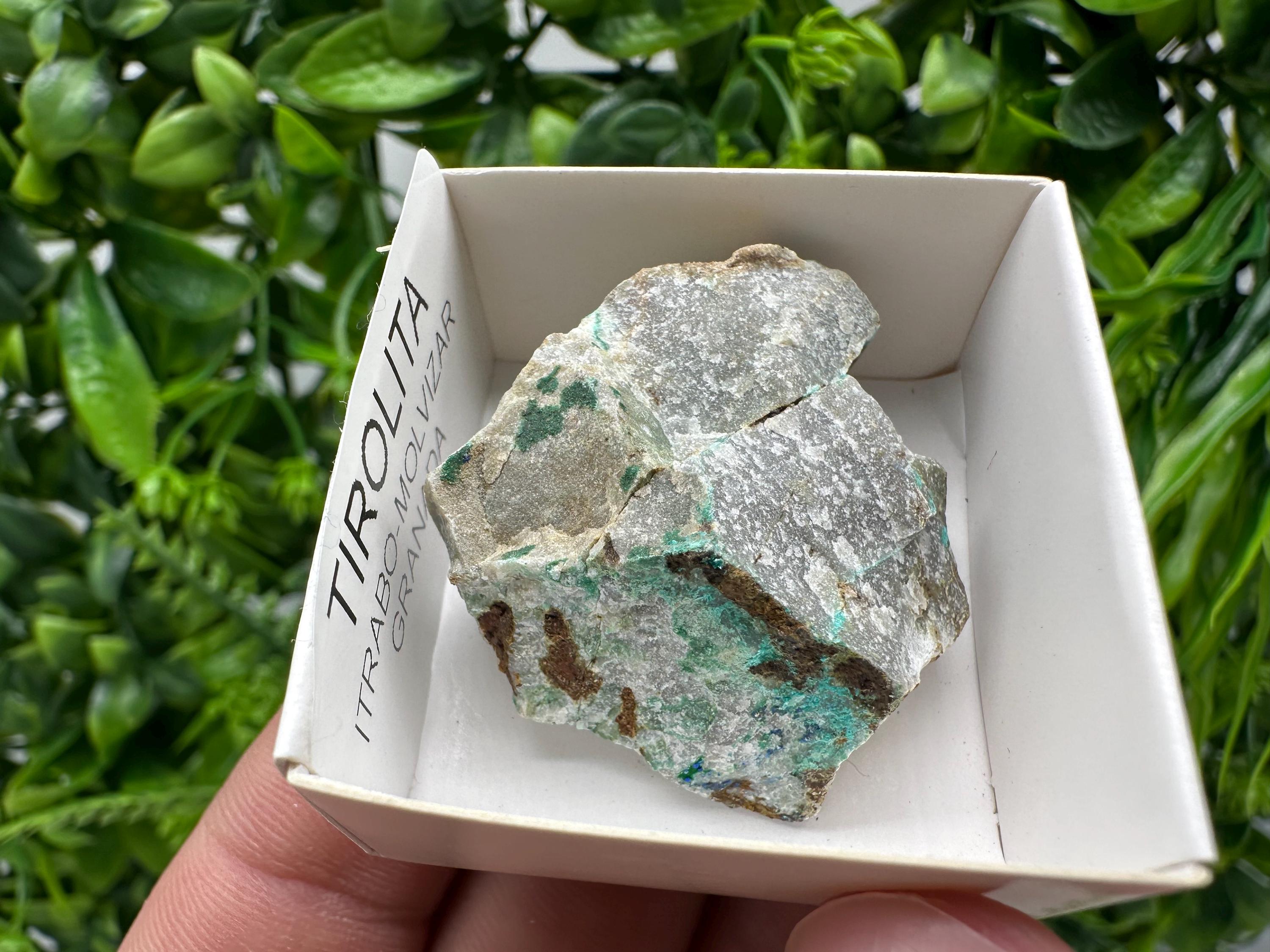 Rare Raw Tirolite Mineral Specimen: Granada Spain Crystal Collection