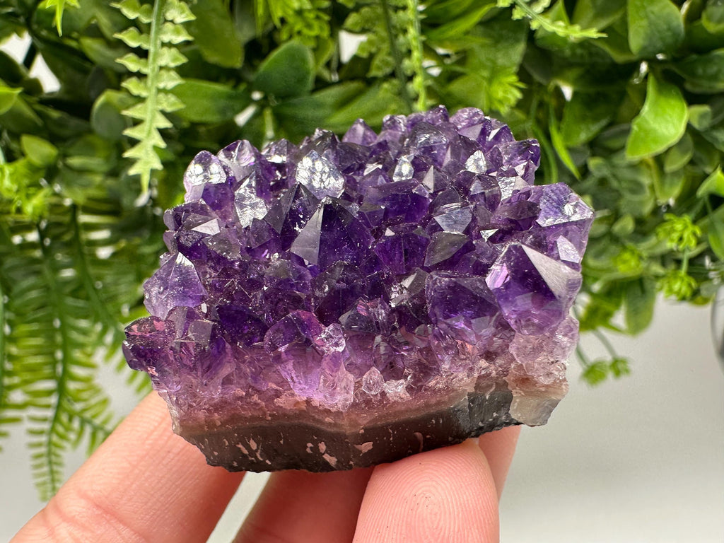 Uruguay Amethyst Crystal: Purple Quartz Home Decor, Energy Stone