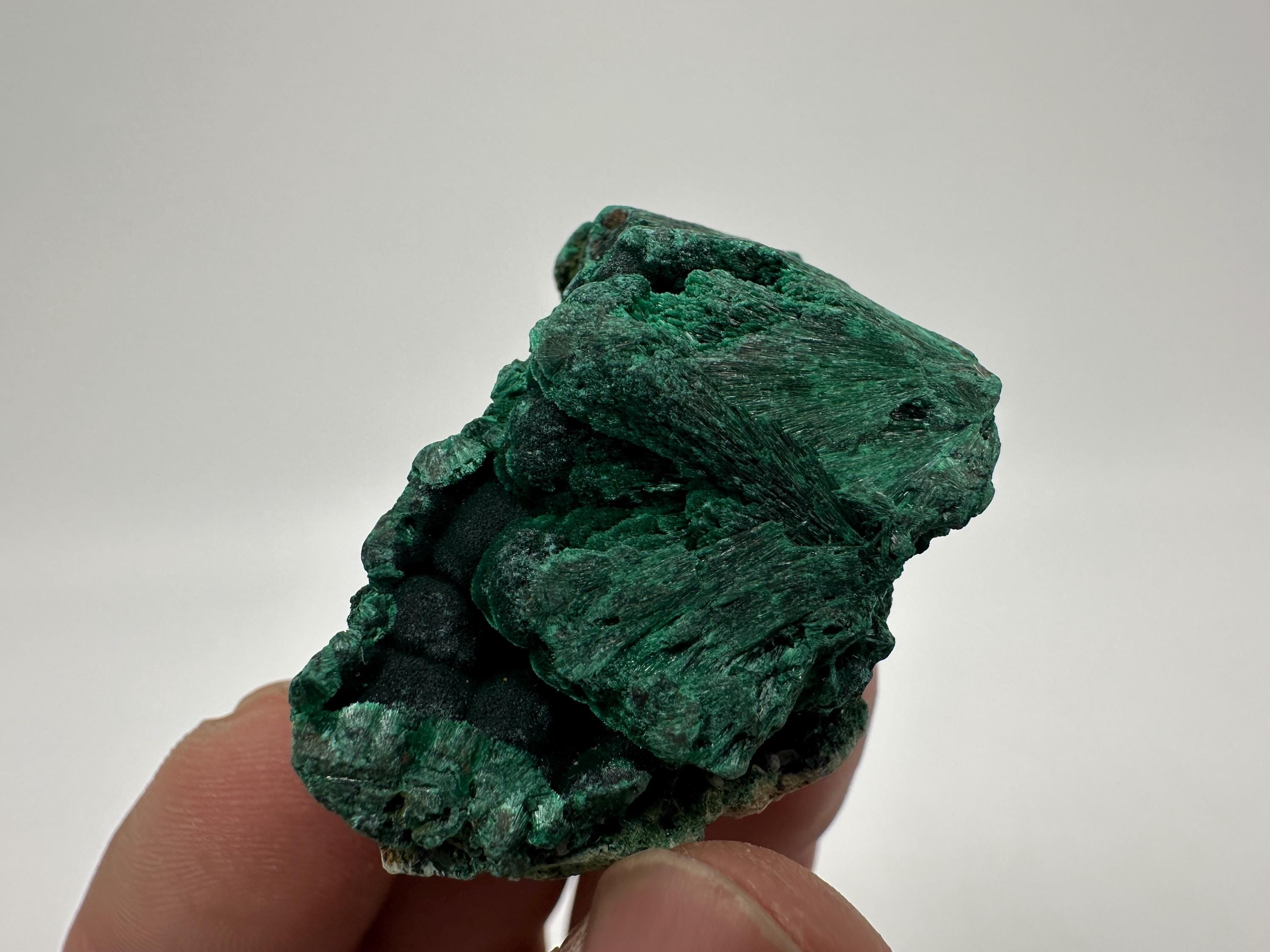 Green Polished Malachite Crystal, Congo Minerals, Chakra Stone