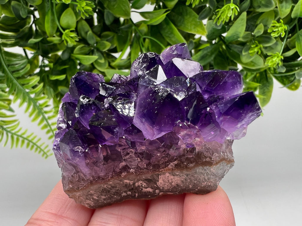Uruguay Amethyst Crystal: Purple Quartz Home Decor, Energy Stone
