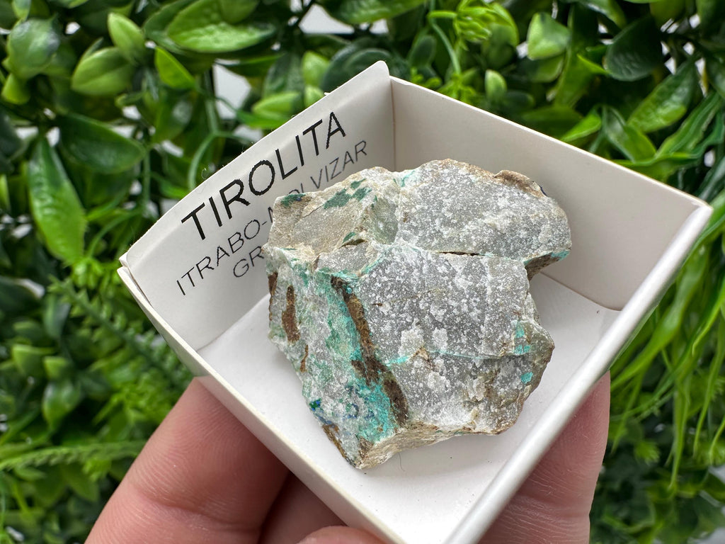 Rare Raw Tirolite Mineral Specimen: Granada Spain Crystal Collection