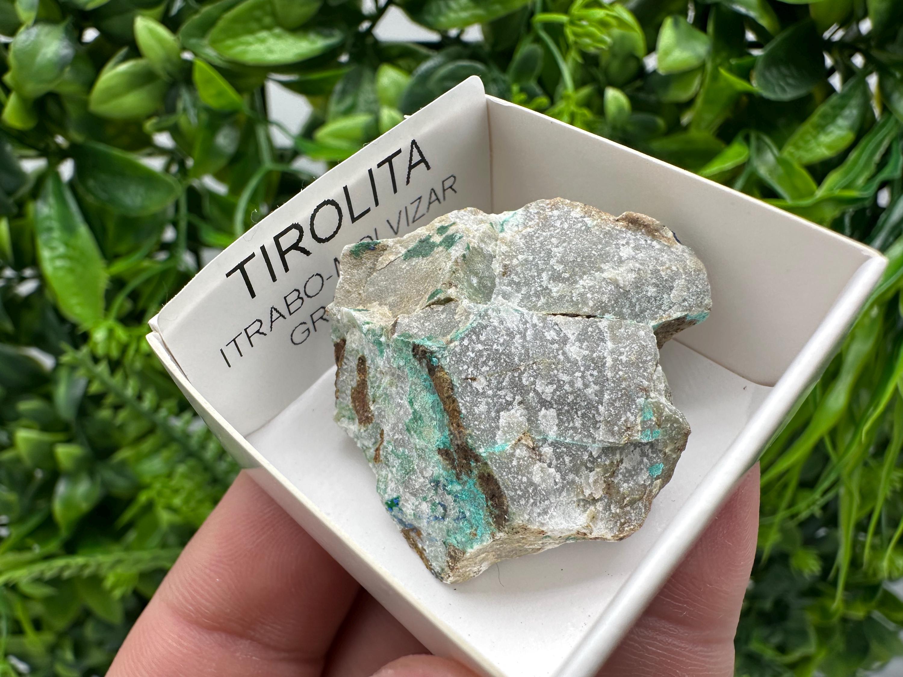 Rare Raw Tirolite Mineral Specimen: Granada Spain Crystal Collection
