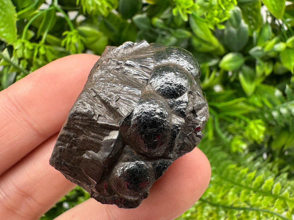 Moroccan Black Botryoidal Hematite Specimen: Chakra Reiki Crystal