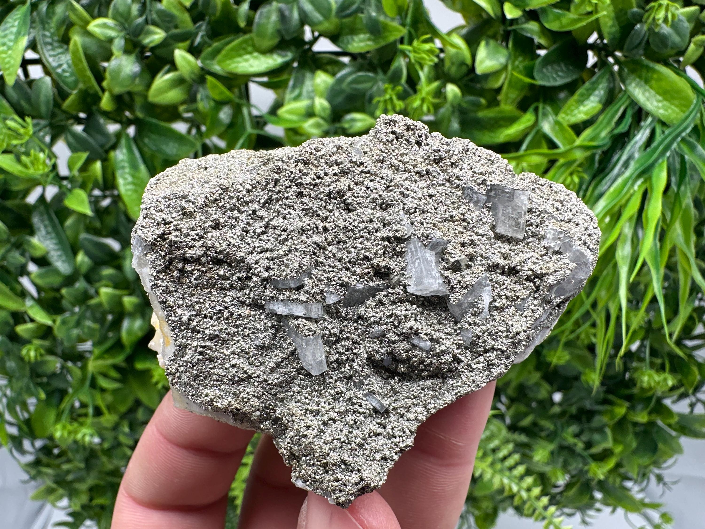 Barite Marcasite on Chalcedony: Androvo Bulgaria Crystal Cluster