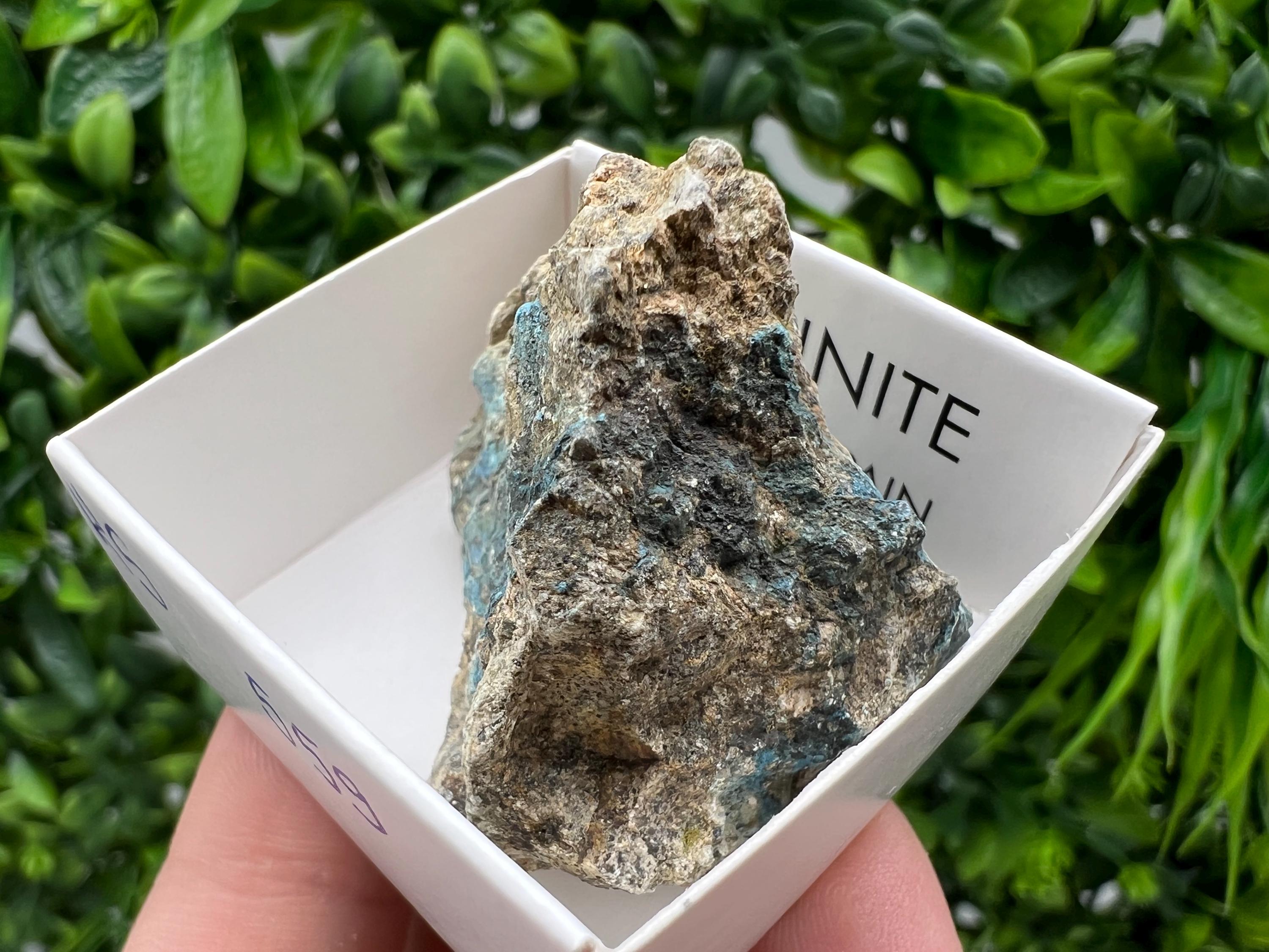 Rare Raw Aerinite Mineral Specimen: Collection Crystal from Lleida, Spain (3.5/3 CM)