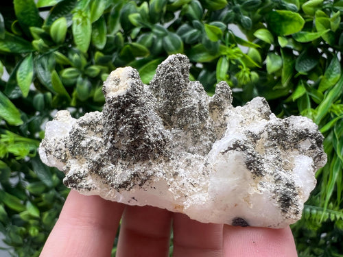 Barite, Marcasite on Chalcedony, from Androvo mine, Bulgaria, natural minerals souvenir, collection crystal, rare Barite cluster, gift, home