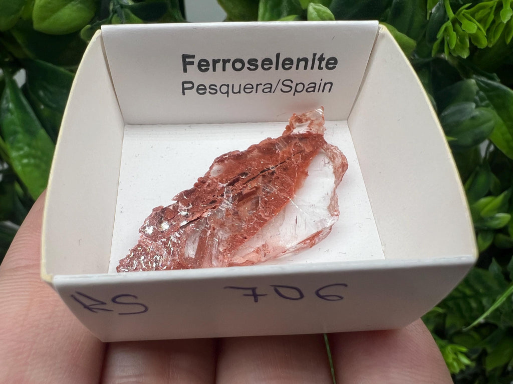 Rare Ferroselenite Specimen: La Pesquera, Spain Mineral (4.5/2.3 cm