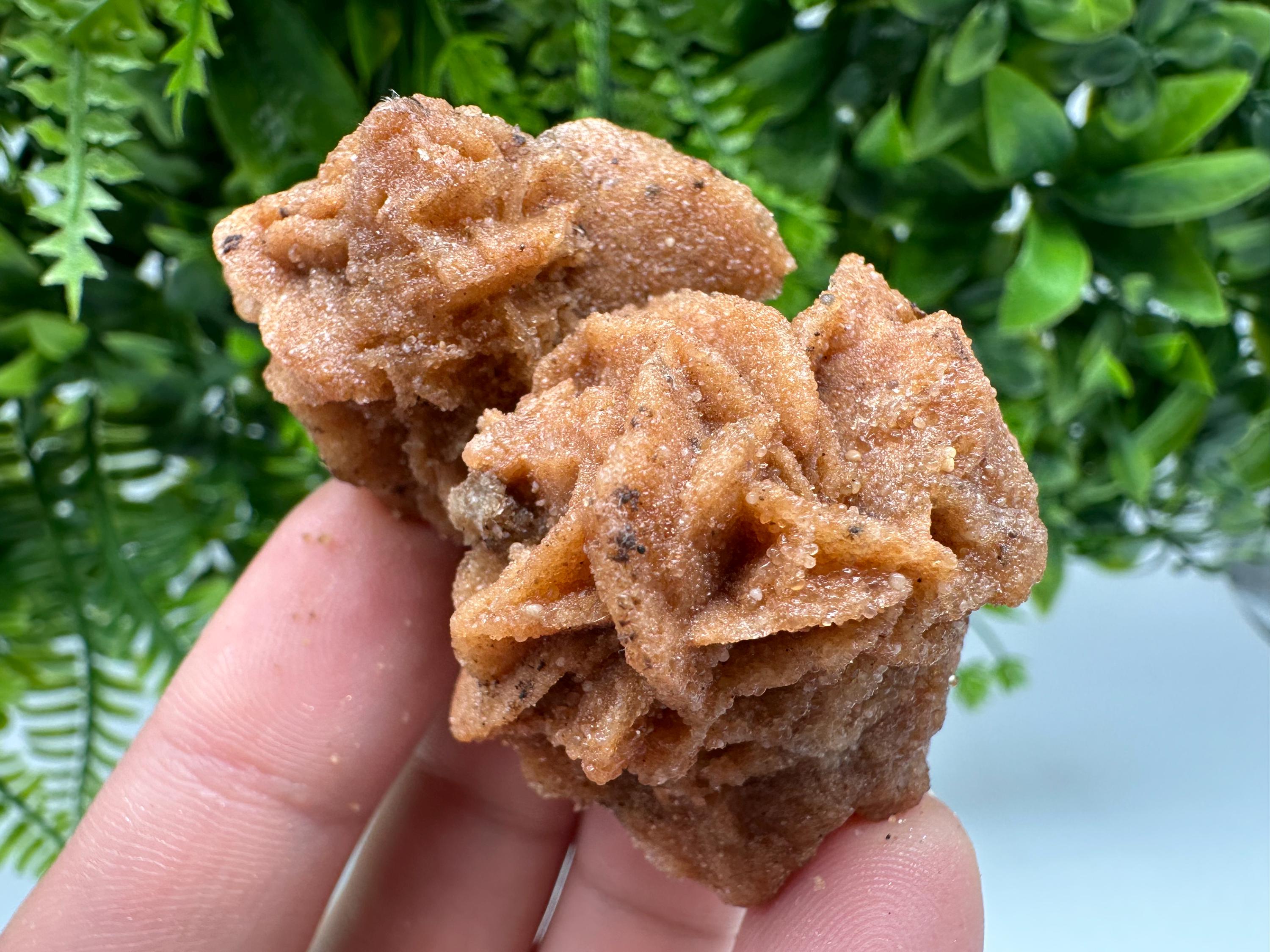 Natural Desert Rose Crystal - Root Chakra Healing Selenite Brown Stone - Vitality & Creativity Boost - Spiritual Gift for Home Decor,mineral