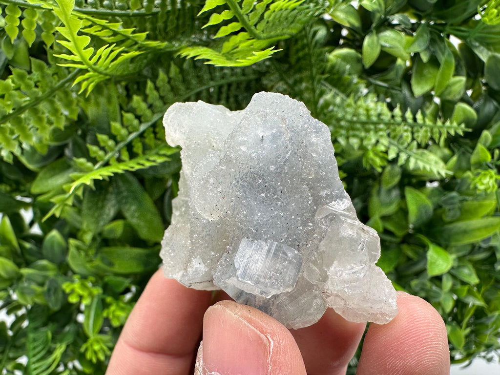 Natural Chalcedony Specimen: India Crystal Mineral, Home Decor