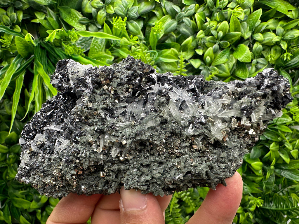 Pyrite Sphalerite Quartz Cluster with Chlorite, Borieva Bulgaria