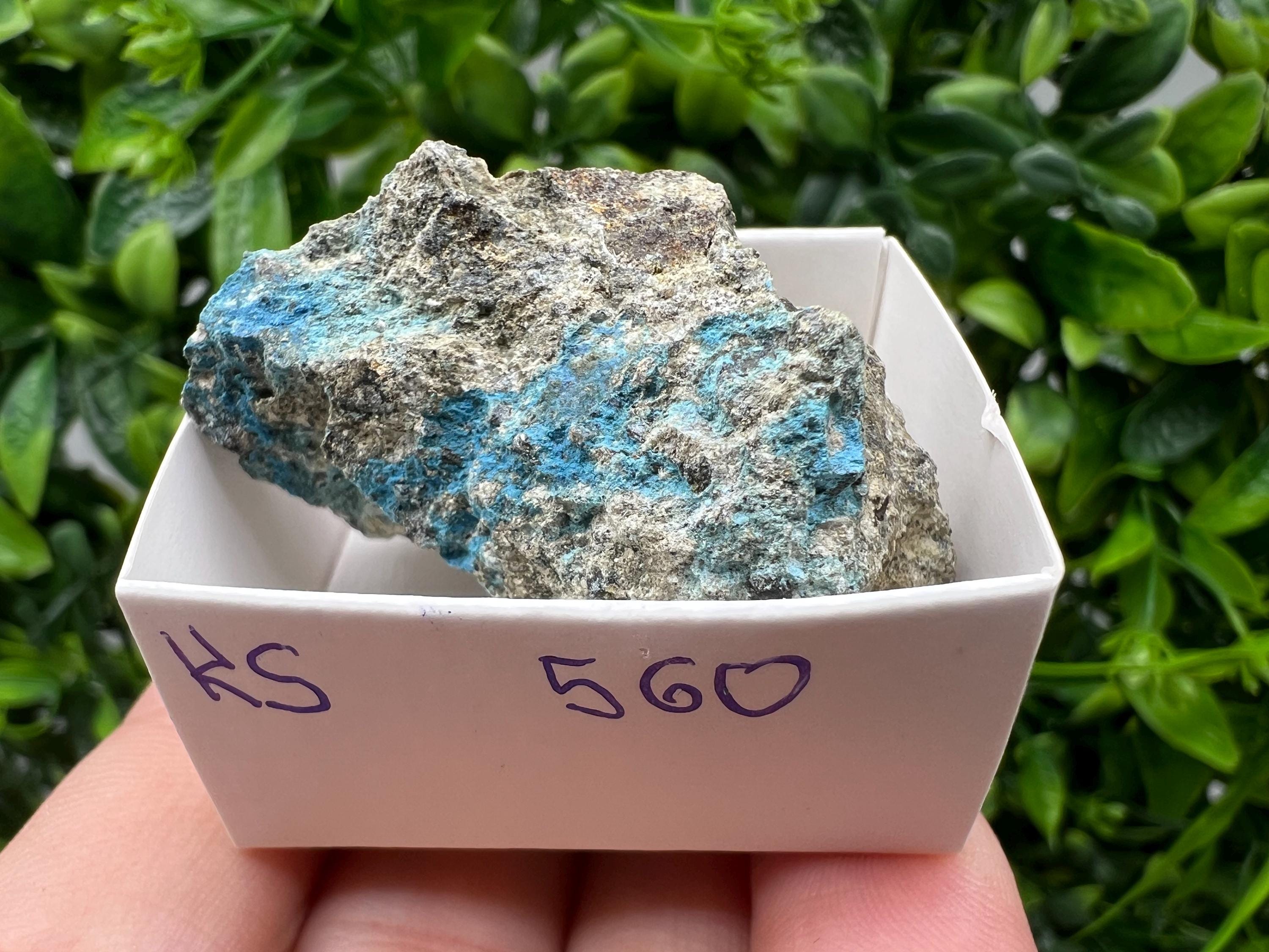 Rare Raw Aerinite Mineral Specimen: Collection Crystal from Lleida, Spain (4.5/4 CM)