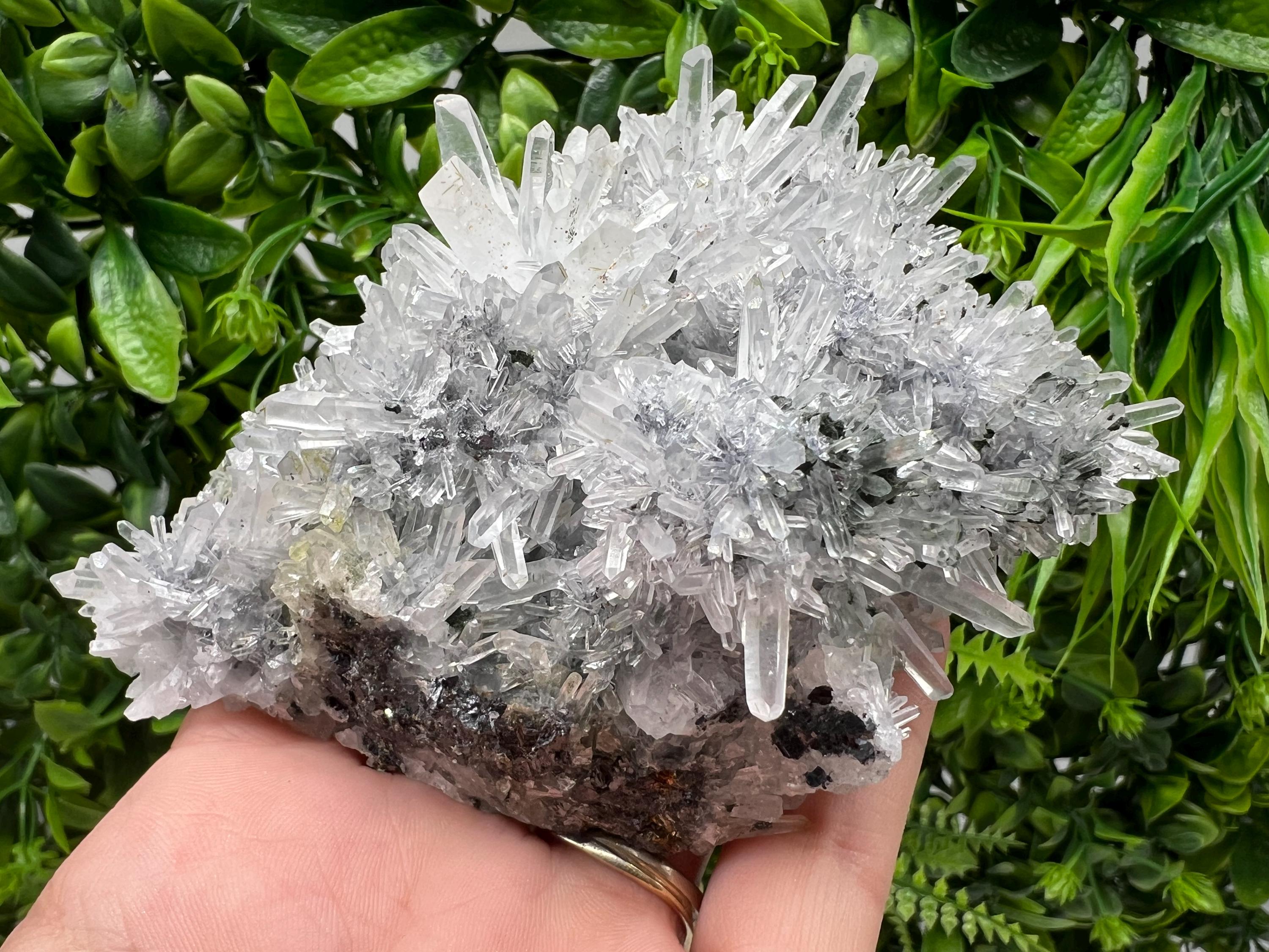Stunning Transparent Quartz,from Borieva mine,natural collection mineral specimen rare crystal,home decor crystal,quartz cluster,Quartz,gift