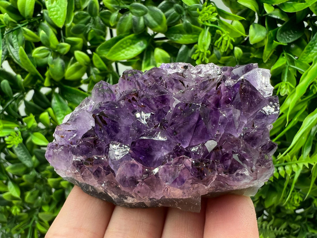 Uruguay Amethyst Crystal: Purple Quartz Home Decor, Energy Stone