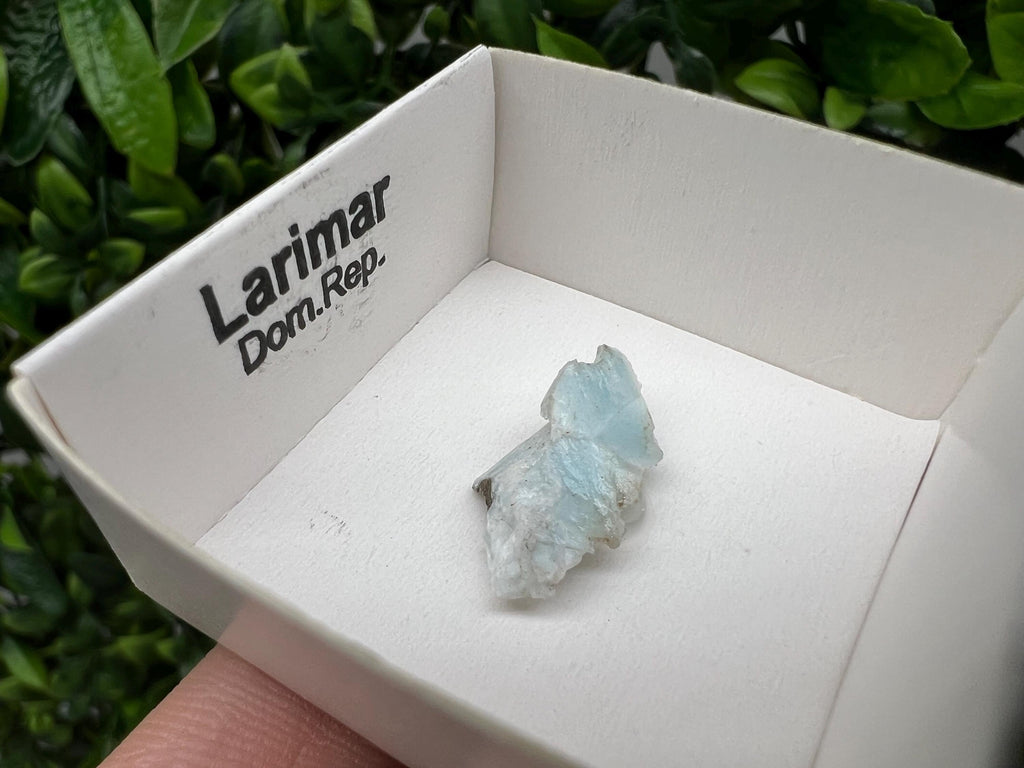 Rare Raw Larimar Crystal Specimen, Dominican Republic Mineral
