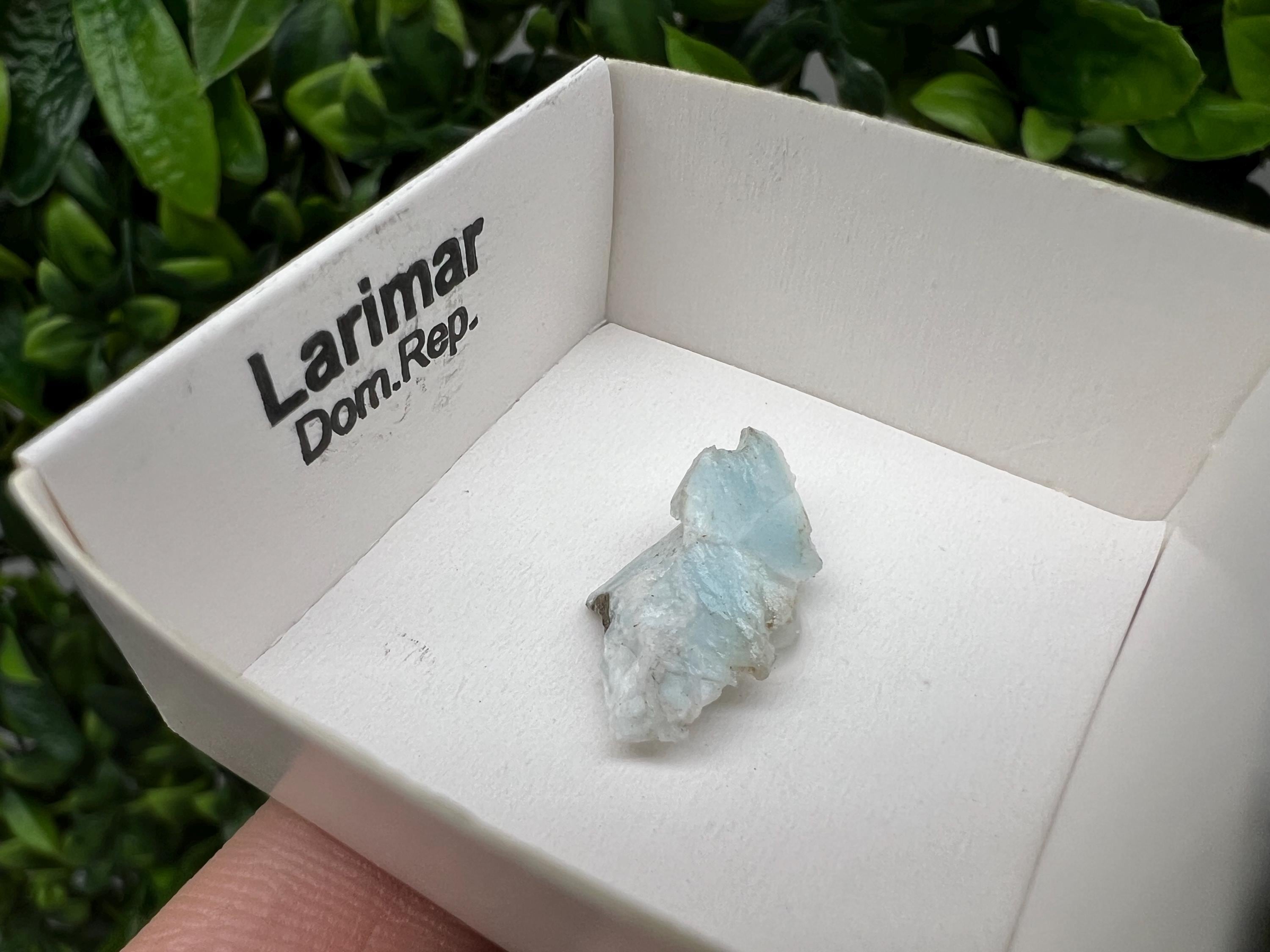 Rare Raw Larimar Crystal Specimen, Dominican Republic Mineral