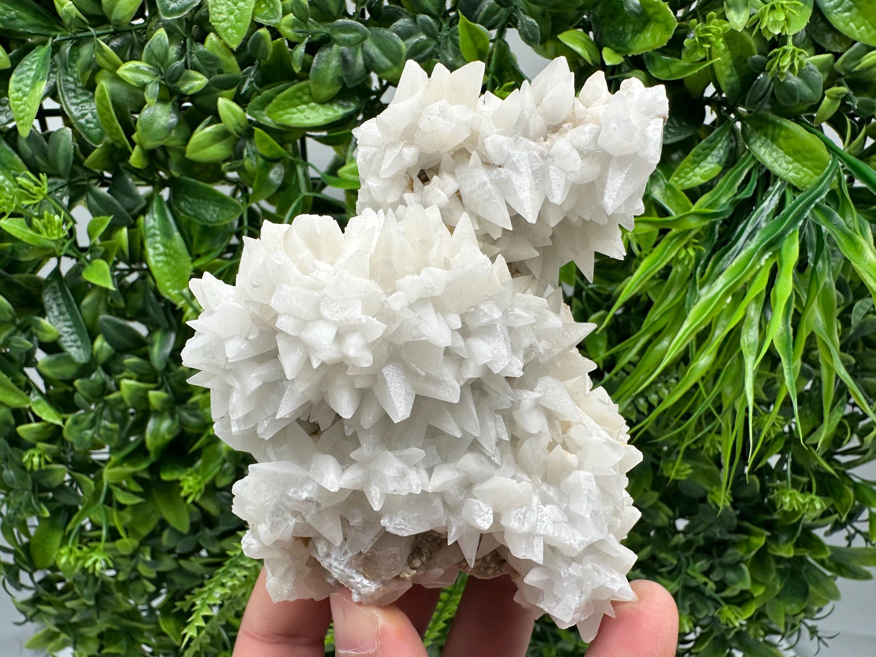 Calcite on Aragonite: Djurcovo Mine, Bulgaria Healing Crystal