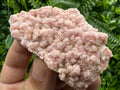 Cabinet Rhodochrosite Specimen with Quartz Crystals, Bulgaria