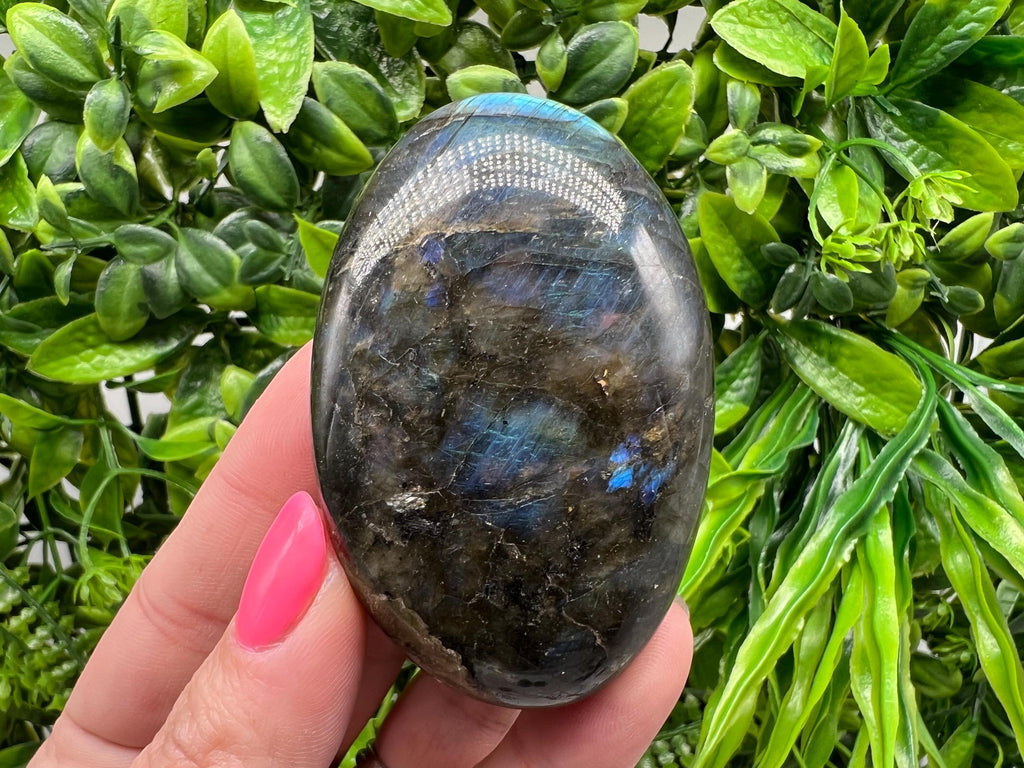 Polished Labradorite Crystal Decor Slab: Multifire Rainbow Stone