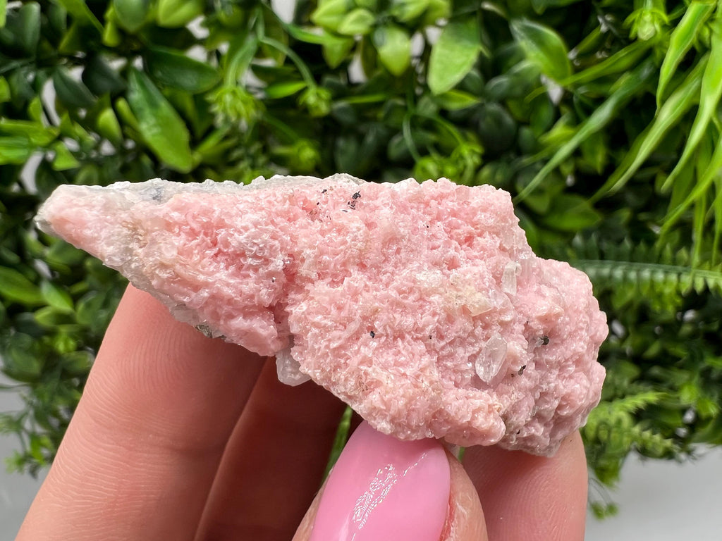 Pink Rhodochrosite Crystal: Starnica Mine, Bulgaria, Home Decor Stone