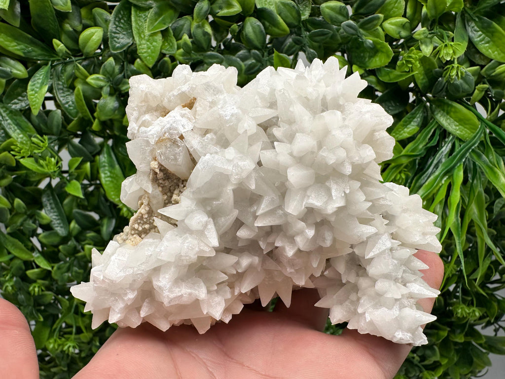 Calcite on Aragonite: Djurcovo Mine, Bulgaria Healing Crystal