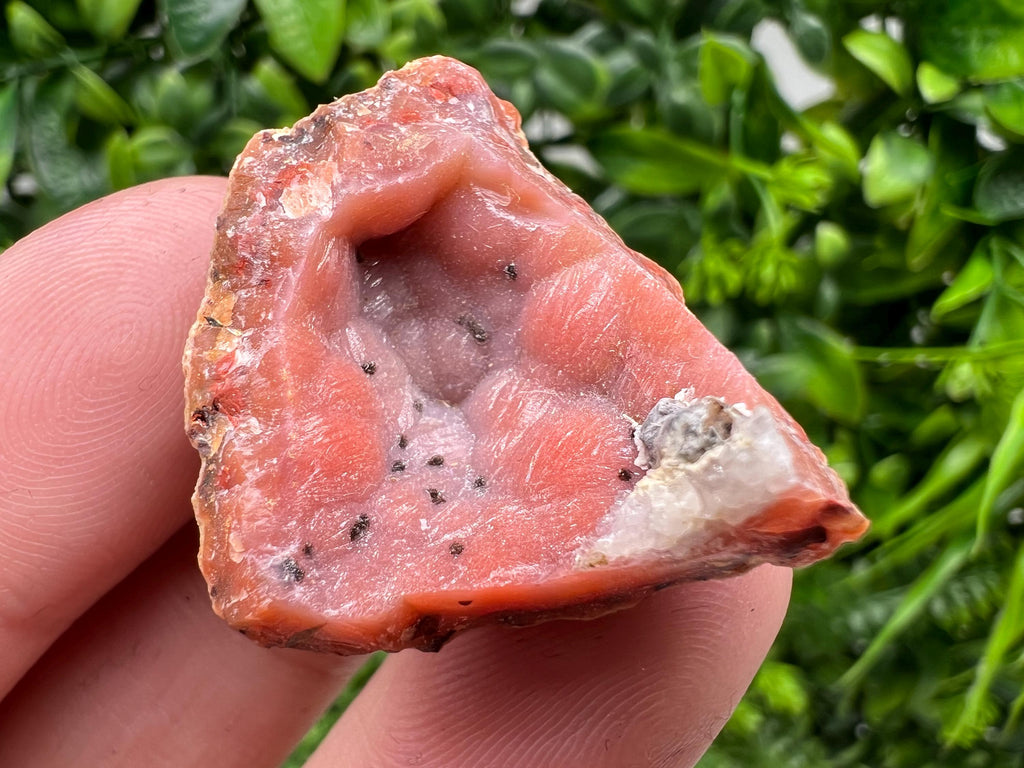 Red Chalcedony Crystal, Moroccan Mineral Specimen, Souvenir Gift