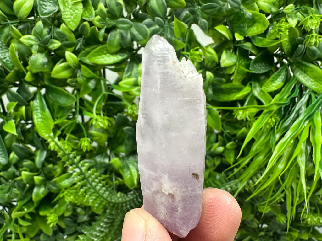 Amethyst Phantom Quartz Crystal: Chalcedony Chlorite Inclusions, Bulgaria