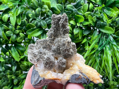 Barite Marcasite Cluster on Chalcedony, Androvo Mine, Bulgaria