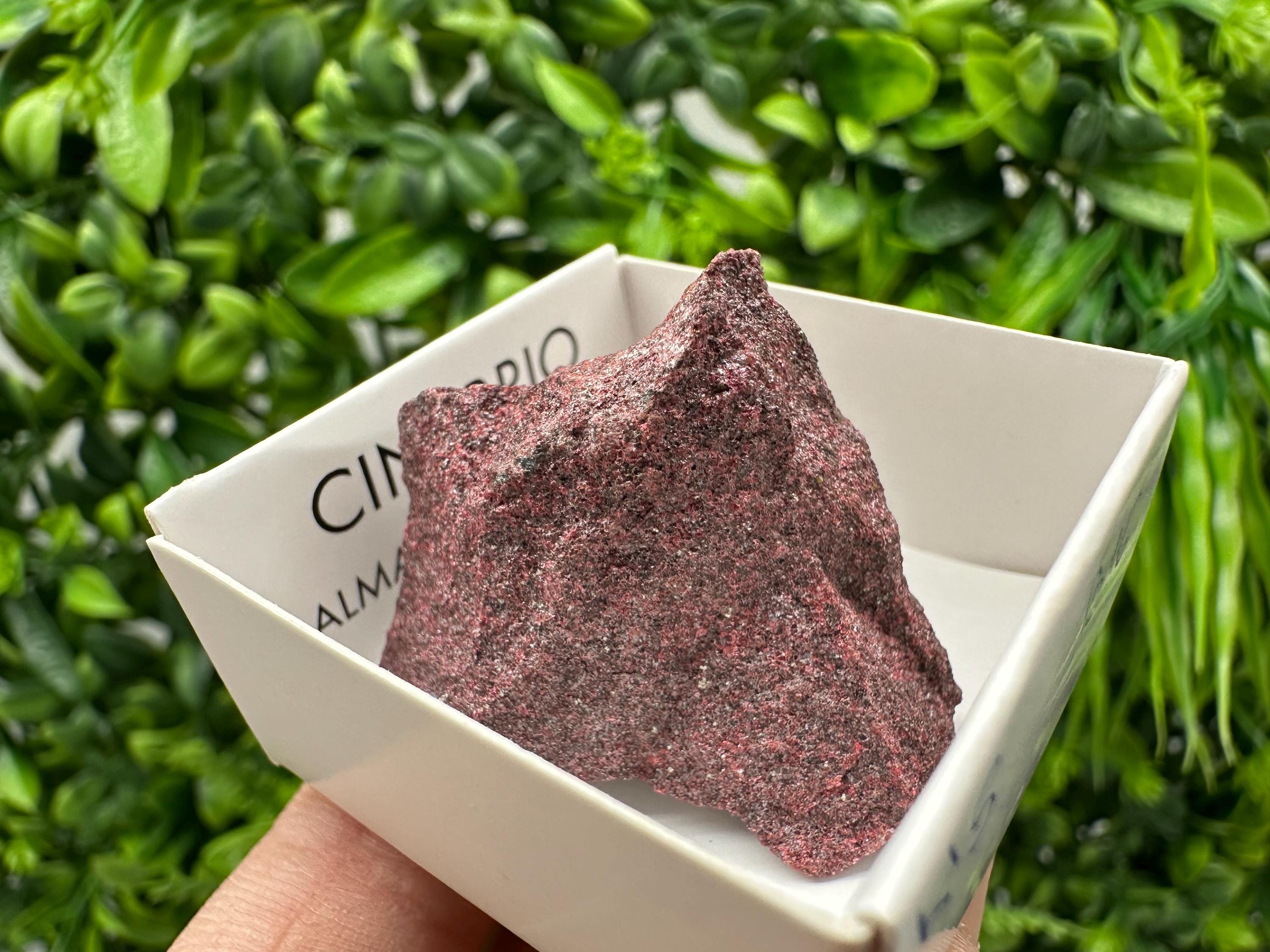 Red Cinnabar Crystal Specimen: Almaden Mines, Spain - Chakra Healing Stone