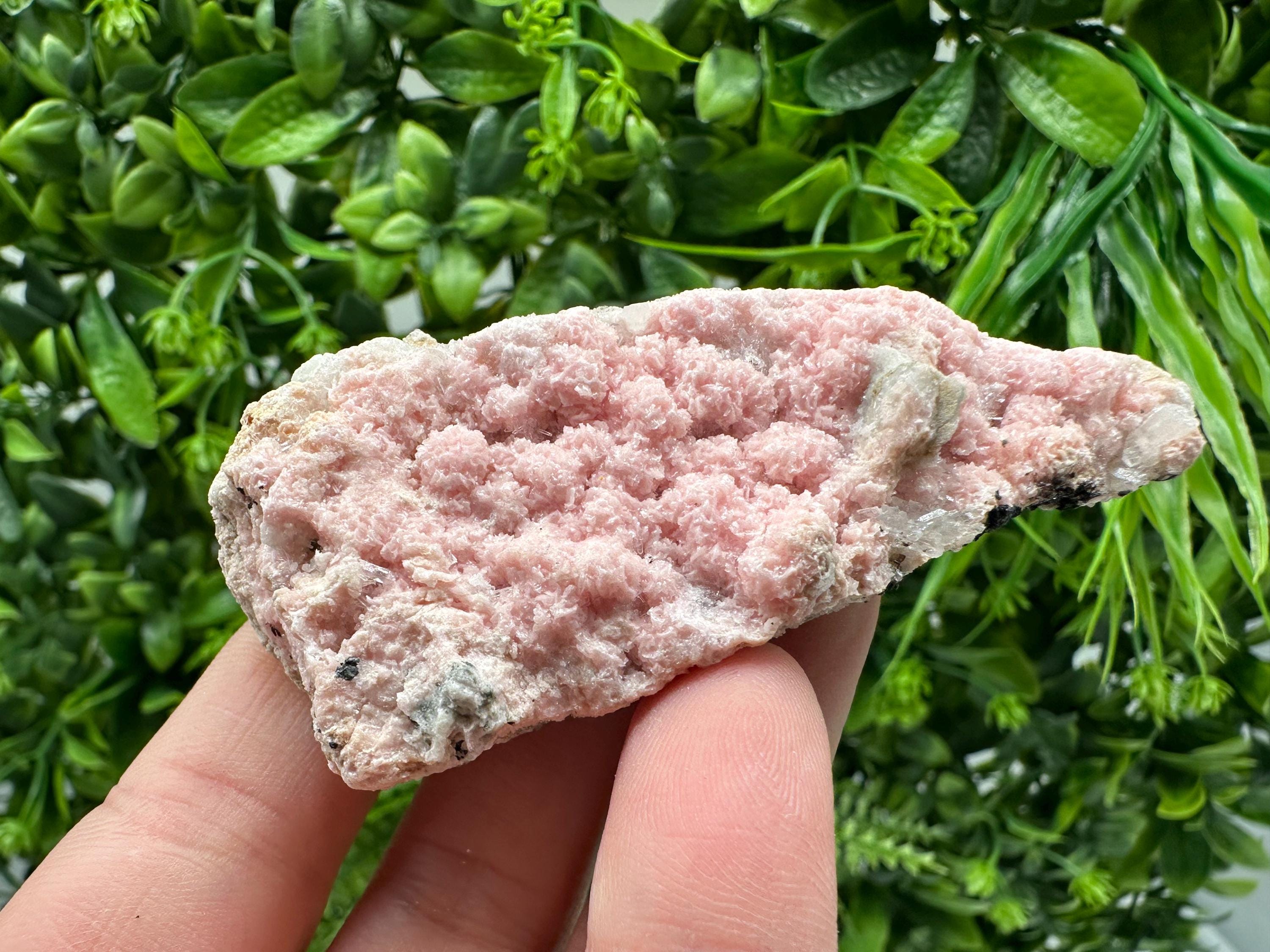 Pink Rhodochrosite Crystal: Starnica Mine, Bulgaria, Home Decor