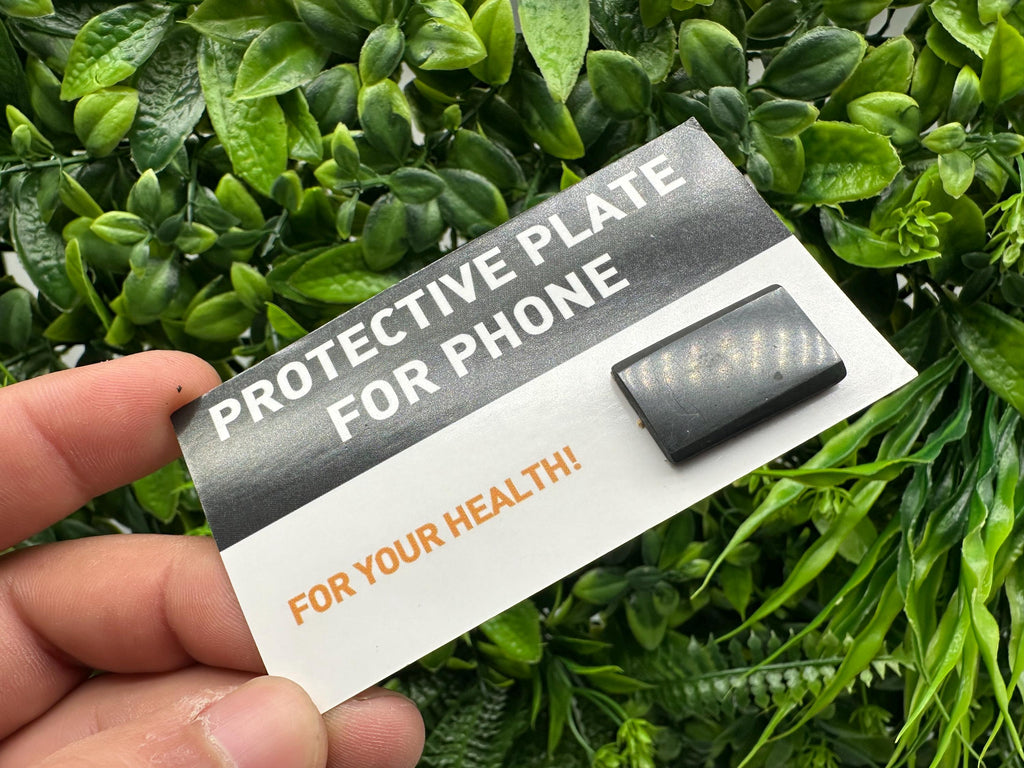 Shungite Phone Sticker, EMF Radiation Protection, Origin Russia