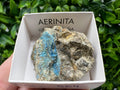 Rare Raw Aerinite Mineral Specimen: Collection Crystal from Lleida, Spain (3.5/3.5 CM)