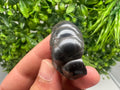 Botryoidal Black Hematite Specimen: Chakra Reiki Crystal from Morocco