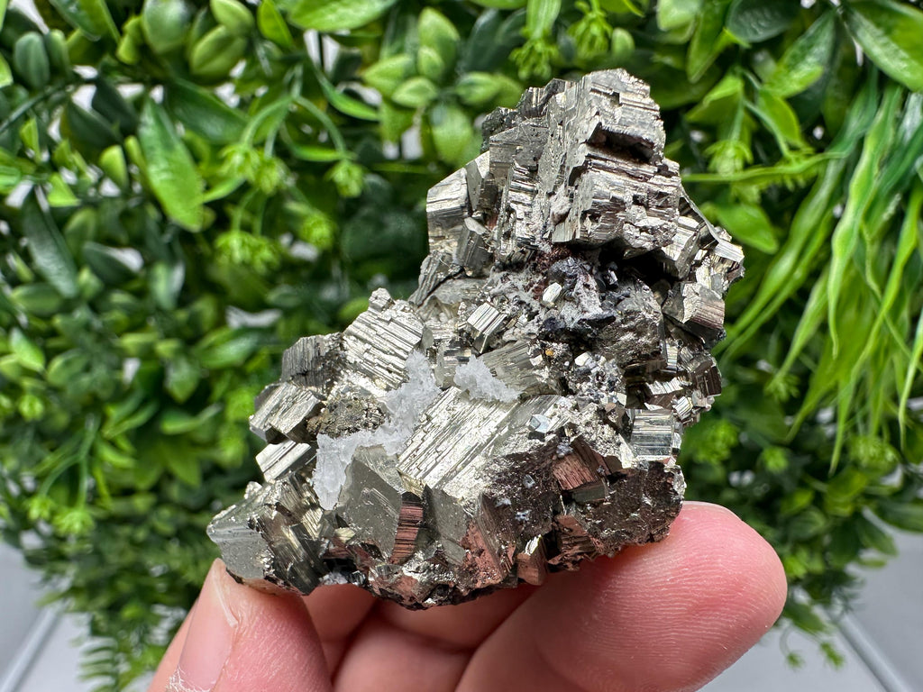 Golden Pyrite,Sphalerite from 9th September mine,Madan,Bulgaria,natural,collectible mineral specimen,home decor crystal,Pyrite cluster,