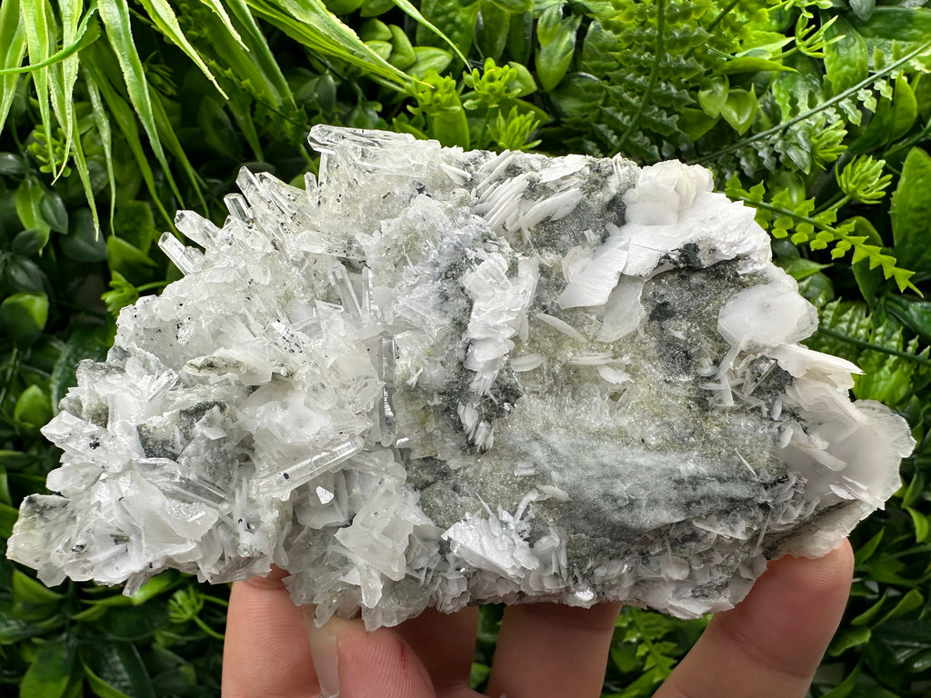Galena with Pyrite, Quartz, and Calcite Crystal Cluster - Borieva Bulgaria