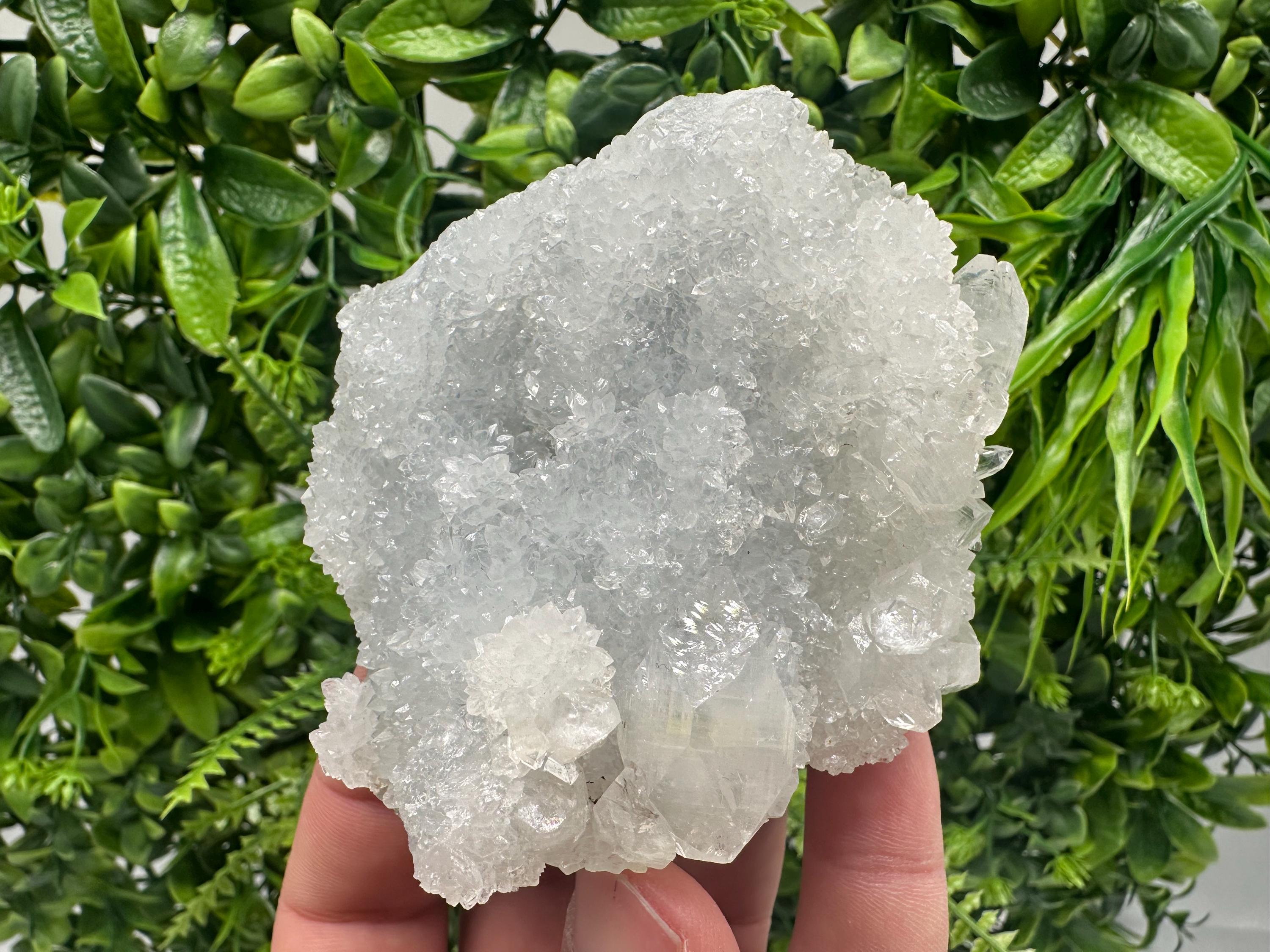 STUNNING Transparent Apophyllite on Chalcedony,natural, collection minerals specimen,India Minerals,Crystal, Stone Mineral Specimens India