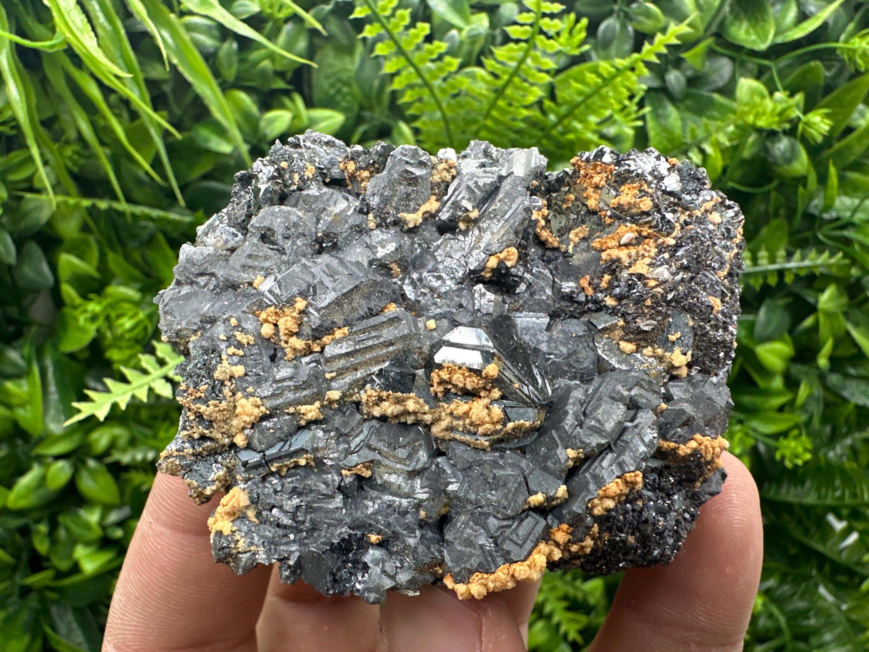 Galena Spinel with Dolomite and Sphalerite, Krushev Dol Mine Mineral Specimen