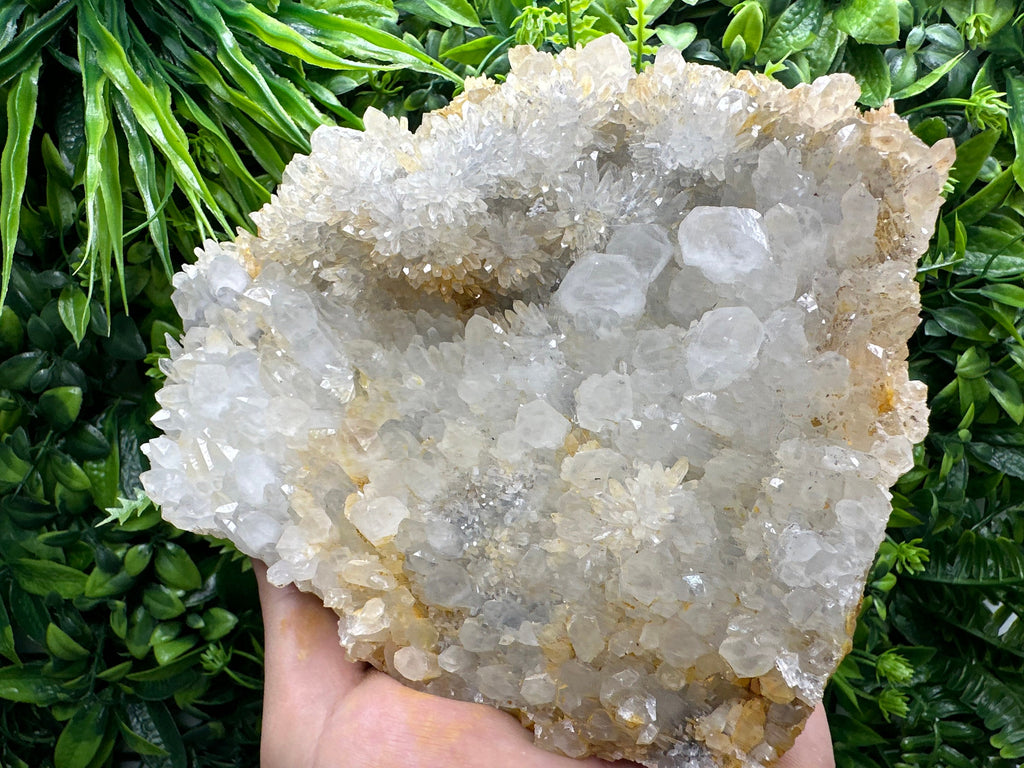 Limonite Quartz Cluster: Rare Mineral Specimen, Bulgaria