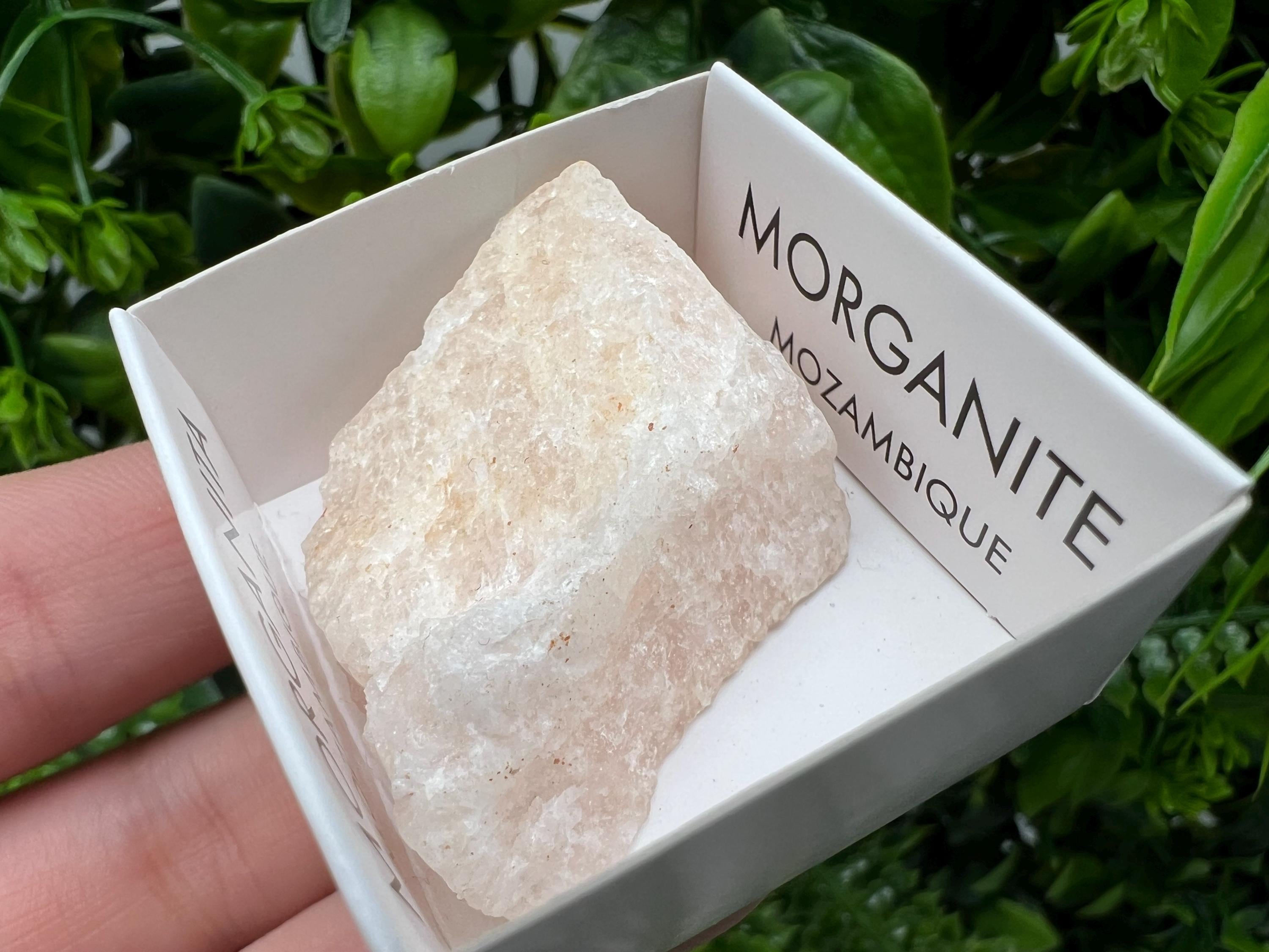 Rare Raw Morganite Mineral Specimen, Mozambique Crystal