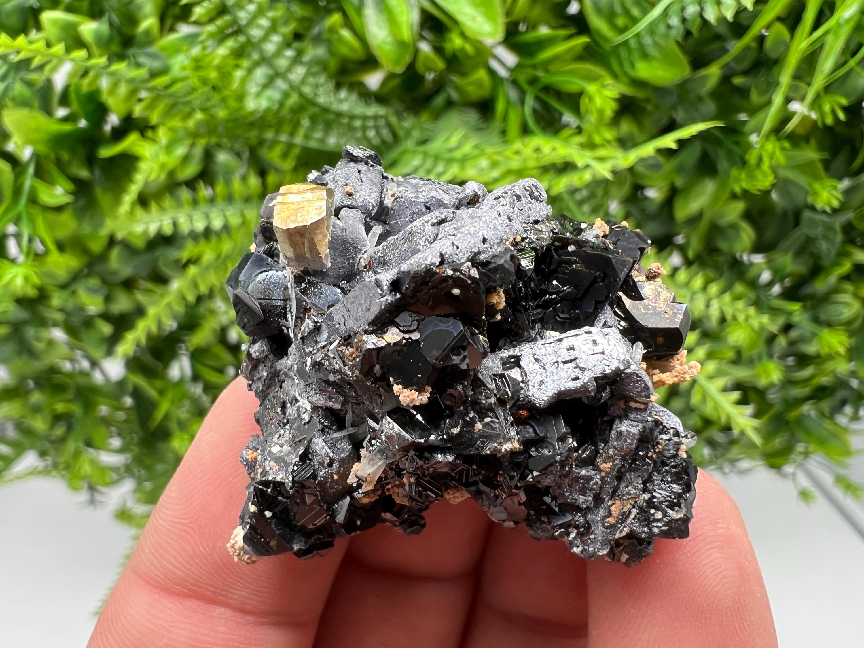 Skeletal Galena, Pyrite, Quartz Mineral Specimen, Madan Bulgaria