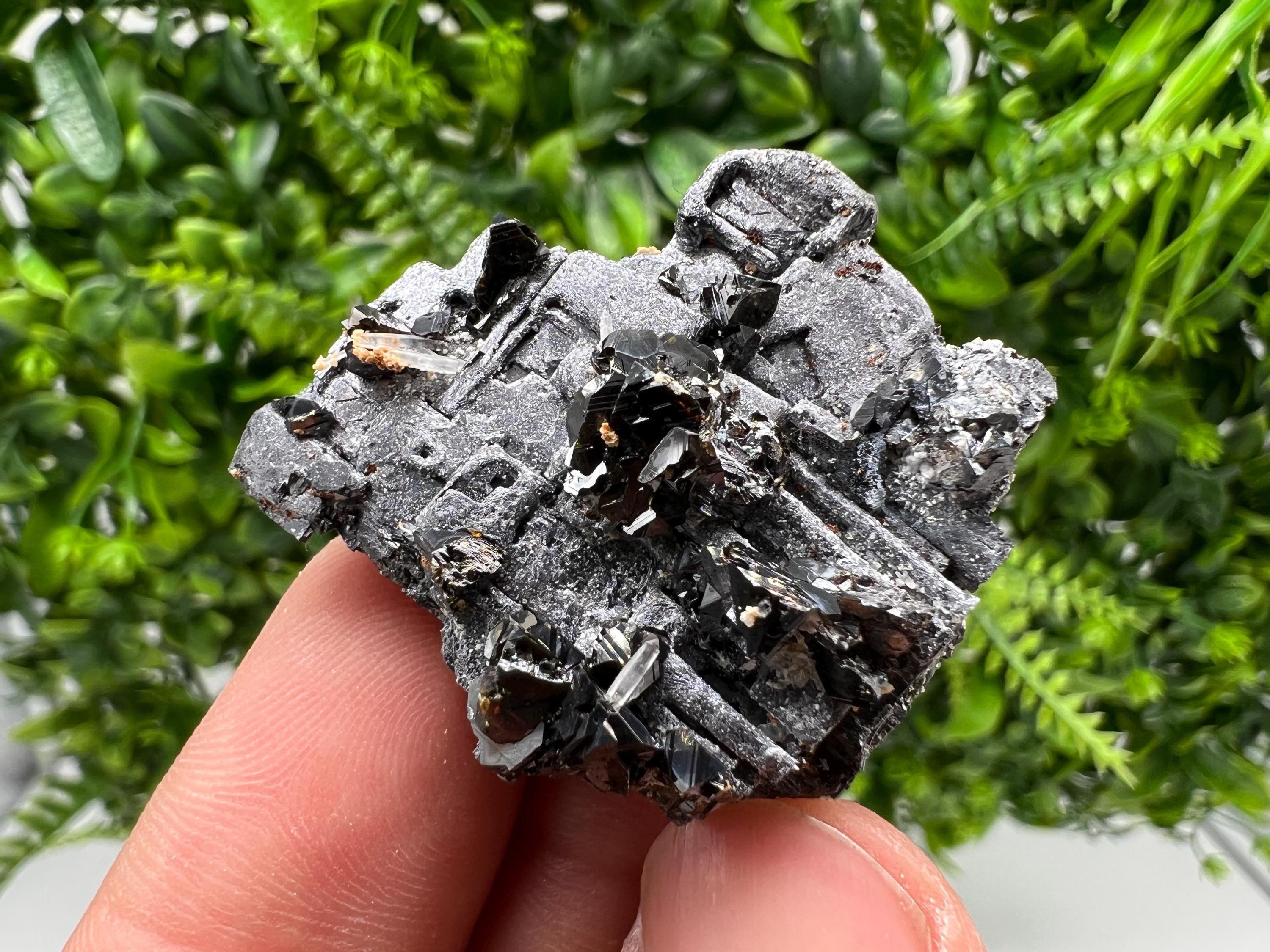 Skeletal Galena Sphalerite Mineral Specimen: Madan Bulgaria Collectible