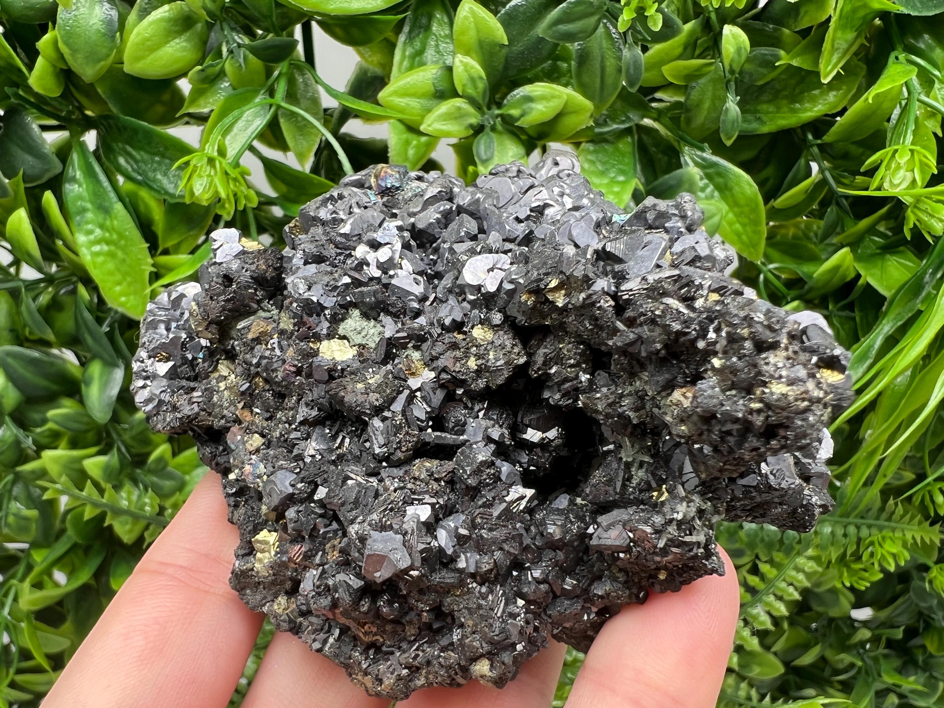 Rare Galena Sphalerite Pyrite Mineral Specimen: Krushev Dol Mine, Bulgaria