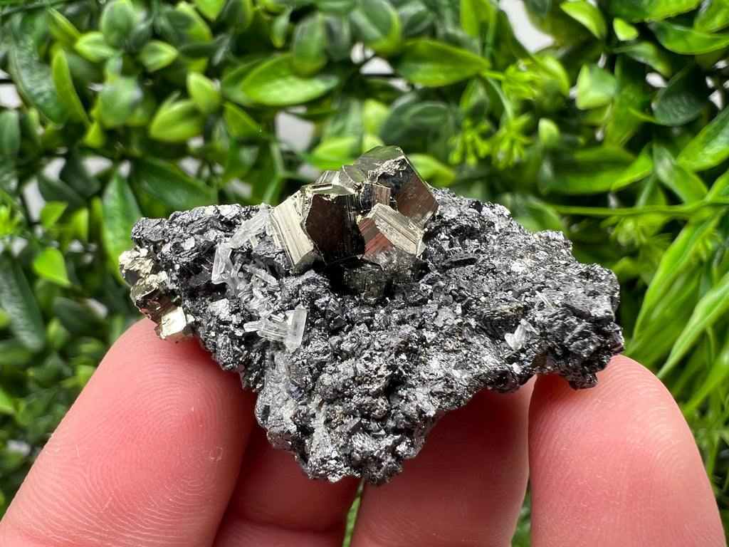 Pyrite Galena Sphalerite Quartz Specimen: Borieva Mine Mineral Decor