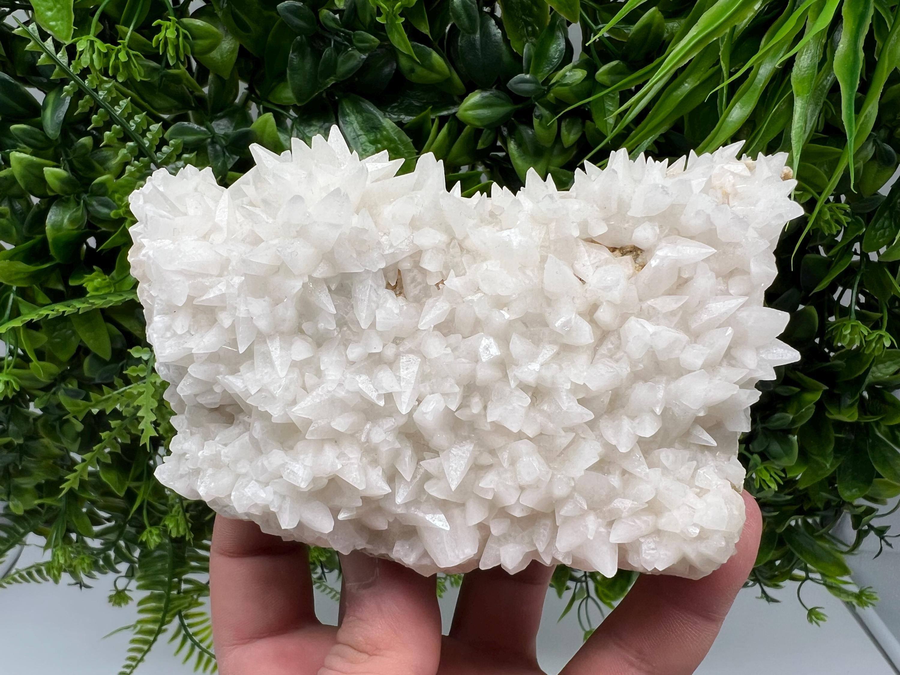 Calcite on Aragonite: Djurcovo Mine, Bulgaria Healing Crystal