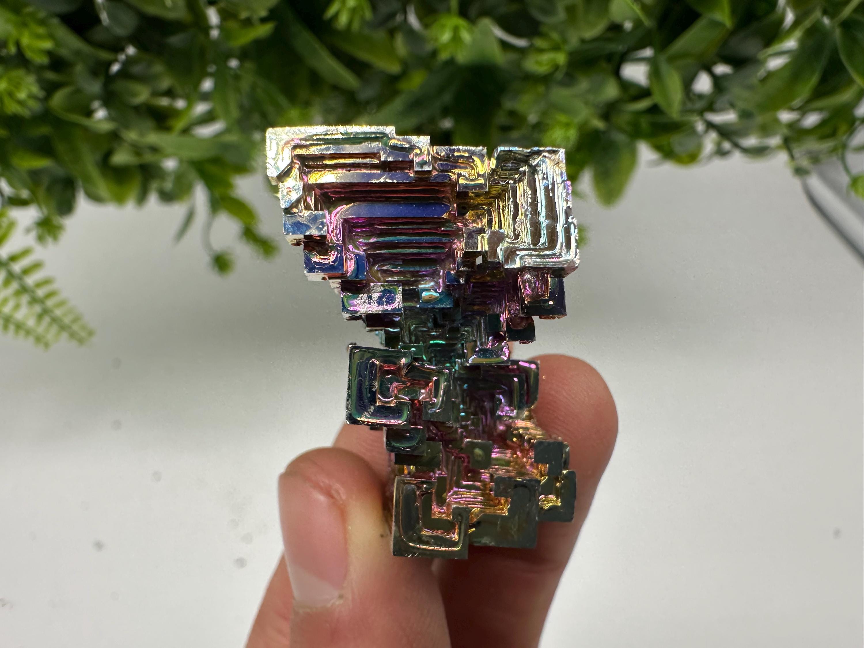 Rainbow Bismuth Crystal: Rare Gemstone Specimen,wholesale Bismuth