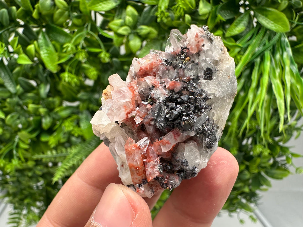 Quartz with Hematite & Iron Oxide: Collectible Mineral Specimen, 9th September Mine