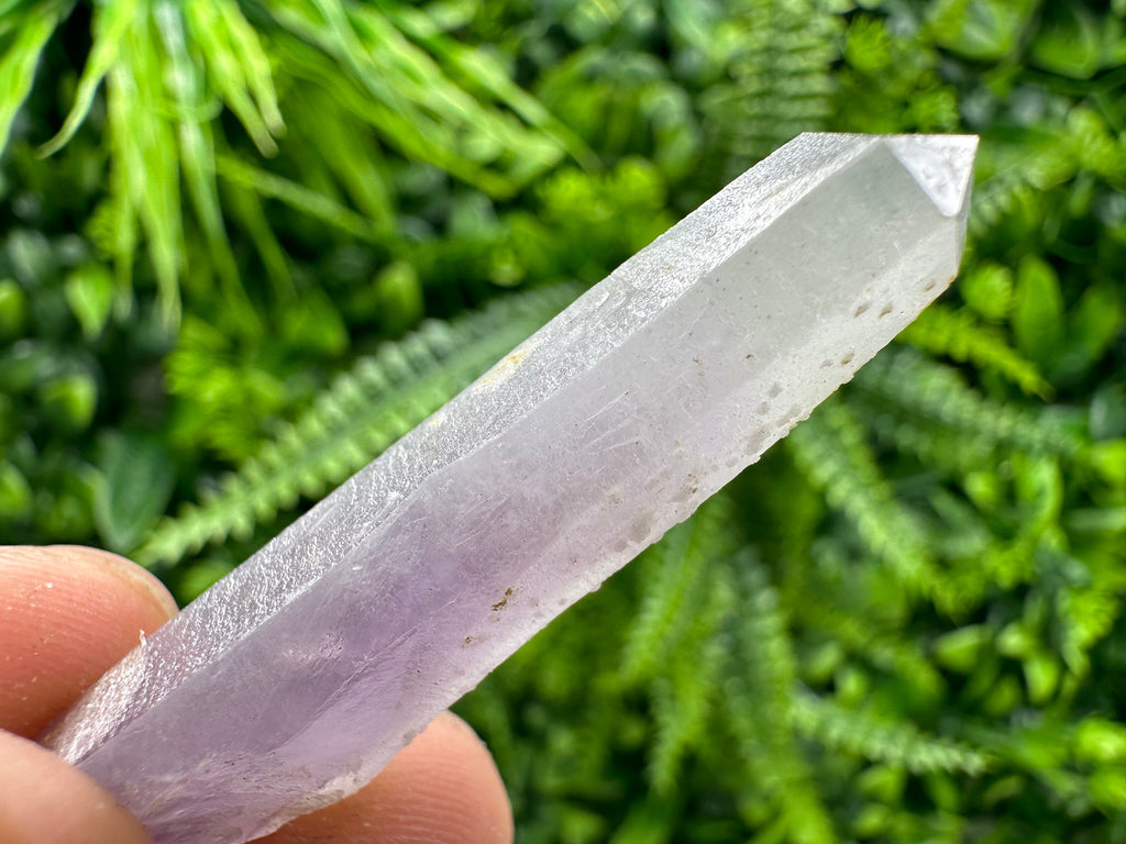 Amethyst Phantom Quartz Crystal with Chalcedony and Chlorite Inclusions